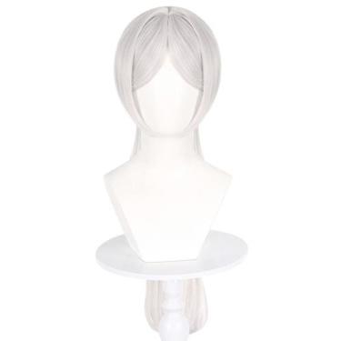 Imagem de Peruca de cosplay Frierens Beyonds Journeys Ends 75 cm sintética - yiw