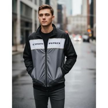 Imagem de JAQUETA MASCULINA TRILOBAL CAMARO CHUMBO BRANCO-Masculino