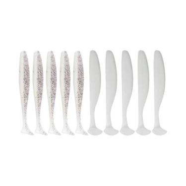 Imagem de Isca Artificial Macia Com Cauda Em T, Jig Head De Metal, Anzol Para Mi