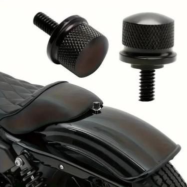 Imagem de Conjunto De 2 Parafusos Para Assento De Motocicleta Harley Em Liga De 