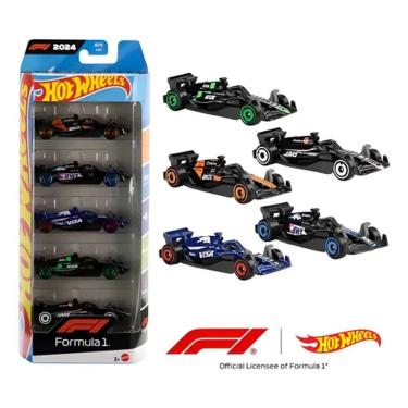 Imagem de Hot Wheels Formula 1 - 5 Pack Conjunto Com 5 F1 2025