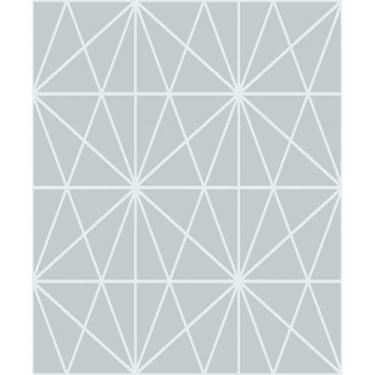 Imagem de Papel de Parede Vinílico Cubic CU-87435- Cinza Geométrico - 0,53X10M E