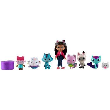 Imagem de Playset Gabbys Dollhouse Conjunto Deluxe - Sunny Brinquedos 8 Peças