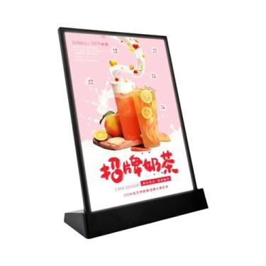 Imagem de Placa De Exibição De Menu A4 Em Acrílico Luminescente Para Lista De Pr