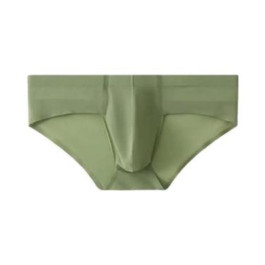 Imagem de Cuecas Masculinas De Seda Gelada Para O Verão, Frescas, Respiráveis, S