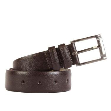 Imagem de Cinto masculino social em couro Fasolo T136403751, 90, Café