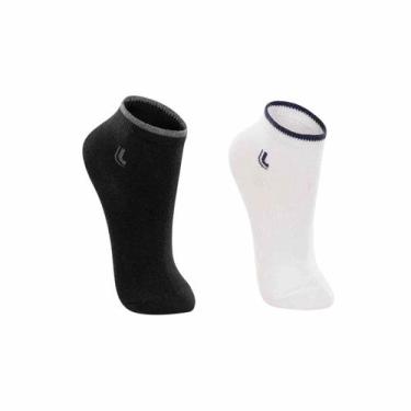 Imagem de Kit 10 Meias Lupo Infantil Cano Curto Algodão Macio Respirável Uso Diá