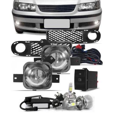 Imagem de Kit Farol de Milha Neblina Gol, Parati e Saveiro G3 1999 até 2005 Botã