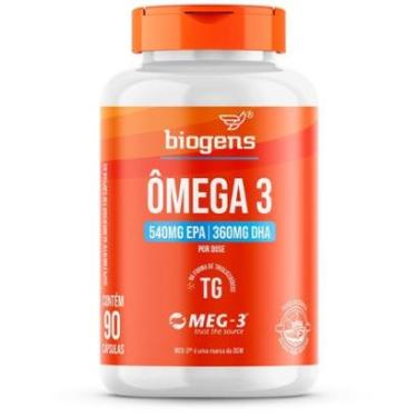 Imagem de Ômega 3 TG Triglicerídeos 540mg EPA 360mg DHA Selo MEG-3 90 Caps - Bigens-Unissex
