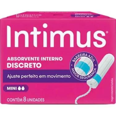 Imagem de Absorvente Interno Intimus Mini Fluxo Leve Conforto 8 Unidades