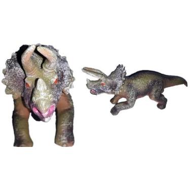 Imagem de Dinossauros com Som Animais Incríveis de Vinil Emborrachado 9 Espécies