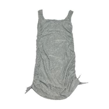 Imagem de Vestido Colissê Mica Juvenil Glitter, Prata, 10