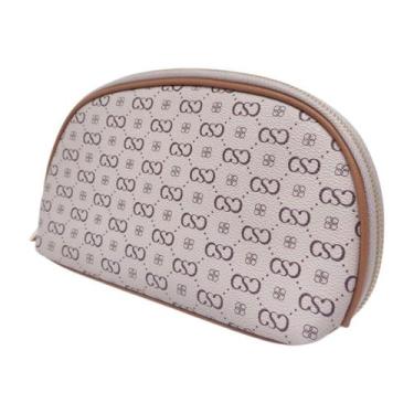 Imagem de Necessaire Feminina Material Alta Qualidade Chenson, Bege, UN