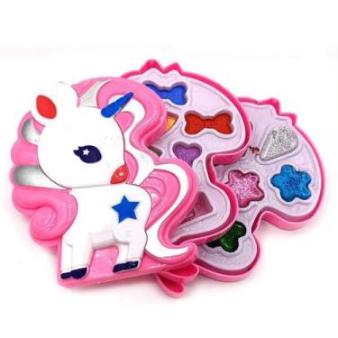 Imagem de maquiagem infantil Unicórnio Esponja + Sombra + glitter - DOLL SWEET