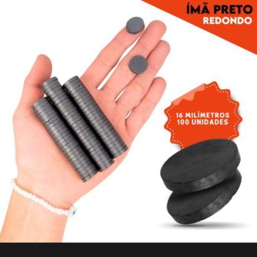 Imagem de Imã - Kit C/ 100 - Diversos Tamanhos Mazzal Tamanhos::16mm - oem