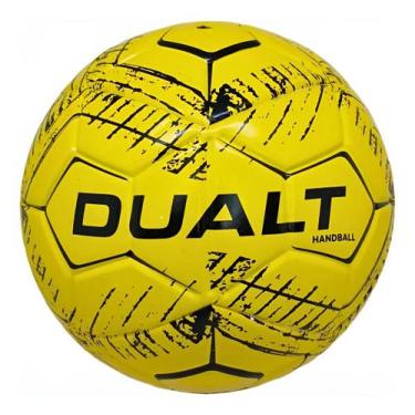 Imagem de Bola de Handebol Feminino H3 Pro Fight Dualt Cor:Preto+Amarelo, Preto,