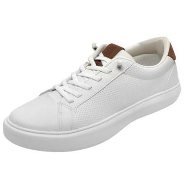 Imagem de Sapatenis Masculino Casual Conforto Slip On Polo Go Yvon, Branco, Cara