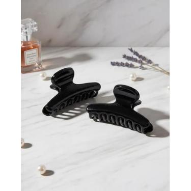 Imagem de Piranha Salão Grande Preto OU Branco com Preto Kit com 2 Unidades - Se