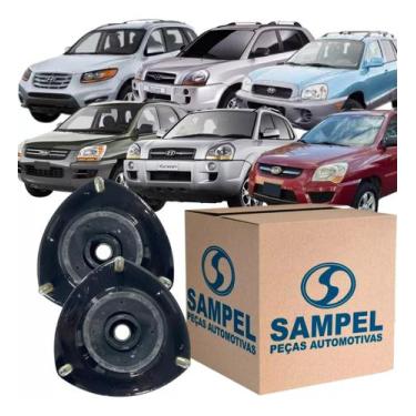 Imagem de Par Coxim Dianteiro Sportage Tucson Santa Fé  2003 Á 2016 - SAMPEL