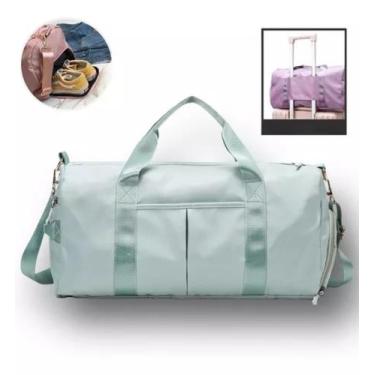 Imagem de Bolsa Mala Academia Viagem Fitness Transversal Casual, Verde