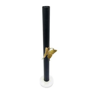 Imagem de Castiçal Minimalista Borboleta Bronze Decorativo - LUXdécor