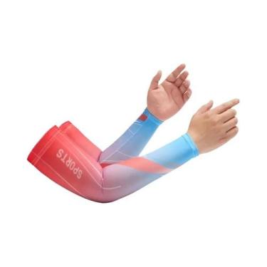 Imagem de Mangas De Proteção Solar UV Para Homens, Mangas Esportivas Com Efeito 