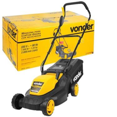 Imagem de Cortador de Grama Elétrico Com Recolhedor Vonder MGV 1001 1000W 220V