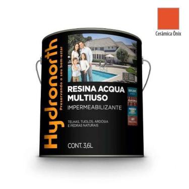 Imagem de Resina Acqua Color Multiuso Cerâmica Onix para Proteger e Embelezar Superfícies Resistente a Riscos e Manchas Preto