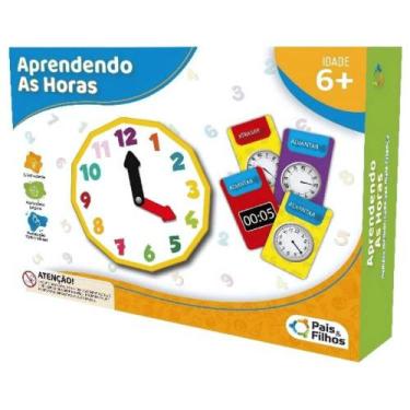 Imagem de Jogo Pedagógico - Aprendendo As Horas - Pais e Filhos
