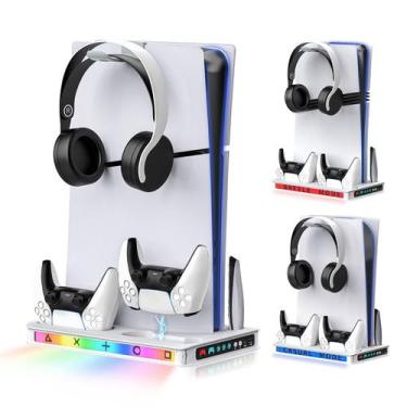 Imagem de Estação de resfriamento ZYTHRONE para PS5 Slim/Pro com ventilador RGB 
