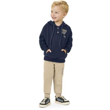 Imagem de Conjunto Moletom Infantil Menino Angero 28765, 1, Azul marinho