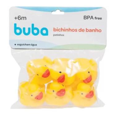 Imagem de Brinquedo Para Banho Patinhos 6 Unidades Buba 09684