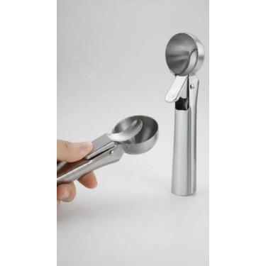 Imagem de Colher Sorvete Aço Inox Com Extrator - Congratulations Store