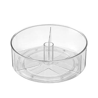Imagem de Porta Tempero Giratório Arthi | Acesso Fácil aos Temperos | Plástico | Design Elegante e Funcional | Organização Eficiente na Cozinha | Versátil para Maquiagens e Objetos Pessoais