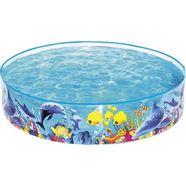 Imagem de BESTWAY Piscina Redonda 946L Azul com Estampa do Fundo do Mar