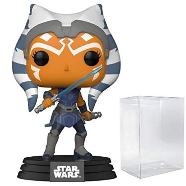 Imagem de POP Star Wars: Clone Wars - Ahsoka Tano Funko Vinyl Figure (Bundled with Compatible Pop Box Protector Case), Multicolor, 3.75 inches
