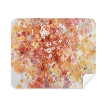 Imagem de Pano de limpeza de tela para telefone com pintura a óleo de verão 2 peças de tecido de camurça