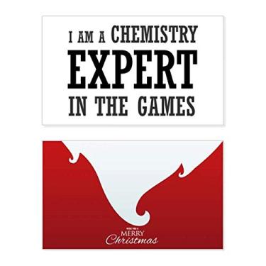 Imagem de Chemistry Expert Games Holiday Holiday Merry Christmas Congrats Card Christmas Letter Message