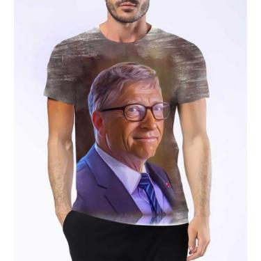 Imagem de Camisa Camiseta Bill Gates Magnata Milionário Vencedor Hd 5 - Estilo K