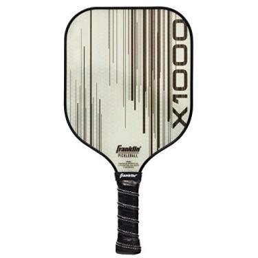 Imagem de Franklin Sports Pickleball Paddle – Raquete de Pickleball de polipropileno – X1000 – Branco – Aprovado pelo Pickleball dos EUA (USAPA)