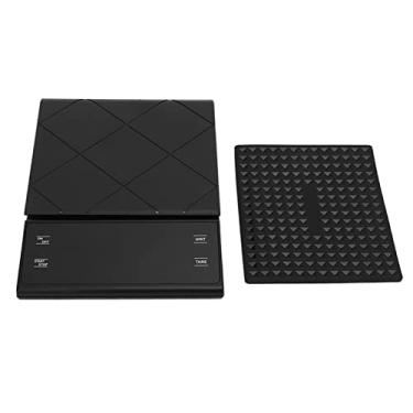 Imagem de Balan?a de caf¨¦ digital,fun??o de temporizador de balan?a de cozinha eletr?nica de alta precis?o tela sens¨ªvel ao toque LED de alta precis?o Desligamento autom¨¢tico dur¨¢vel ABS antiderrapante pa,