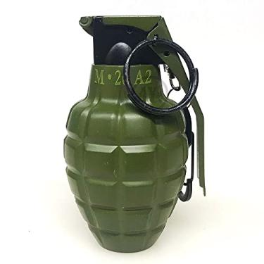 Imagem de Isqueiro Maçarico Tipo Granada Militar Exército Metal