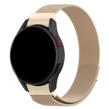 Imagem de Pulseira Magnética Milanese Champanhe Compatível Com Galaxy Watch 4 - (C7COMPANY)