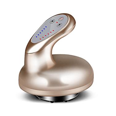 Imagem de fengny Massageador Corporal Ventosa Elétrica Máquina de Sucção GuaSha Ajustável Poderosa Sucção para Corpo Dorsal Dourado