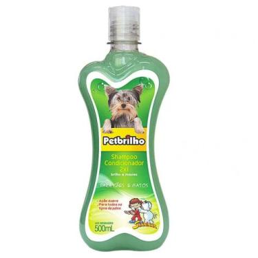 Imagem de Shampoo Condicionador Seninha Petbrilho 2 Em 1 Para Cães E Gatos - Pet
