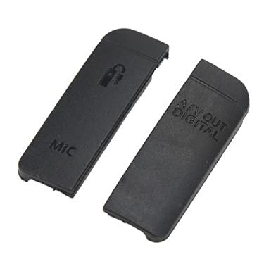 Imagem de Yoidesu Porta lateral de substituição para , capa protetora de borracha confortável USB HDMI porta lateral câmera interface de dados para 6D