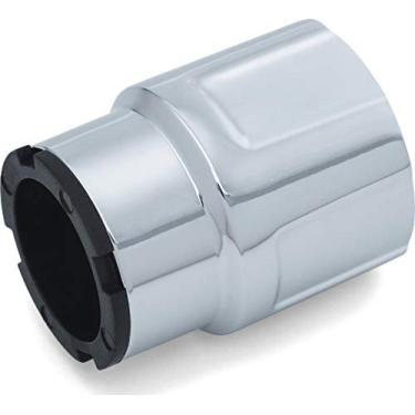 Imagem de Kuryakyn 6434 Componente de controle de pé de motocicleta: eliminador de mudança de calcanhar de precisão para motocicletas Harley-Davidson Touring & Trike 1980-2019, cromado