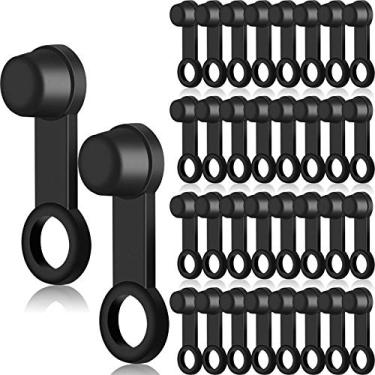 Imagem de 50 peças de tampas de borracha para sangria de freio, tampas de parafuso, tampa de encaixe de graxa, capa de borracha contra poeira para carros e motocicletas