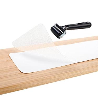 Imagem de EdenProducts (15 unidades) Tiras antiderrapantes pré-cortadas transparentes 61 cm x 10 cm, segurança para crianças, idosos e animais de estimação, esteiras adesivas/piso, uso interno, externo, evita escorregões, livre de PVC