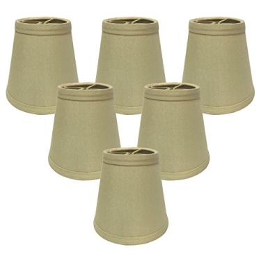 Imagem de Royal Designs Luminária Candeeiro Redondo com Clipe para Candelabro, Verde Claro, 7,6 cm x 12,7 cm x 11,4 cm